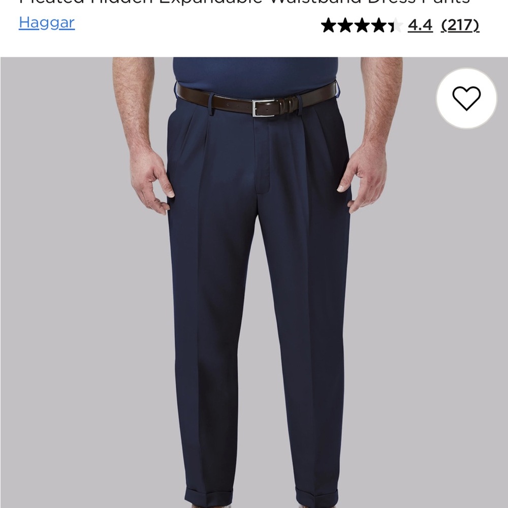 Haggar Men's Navy Dress Pants